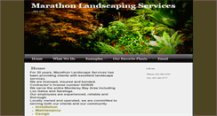 Desktop Screenshot of marathonlandscape.com
