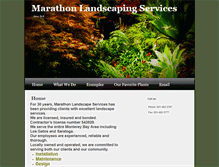 Tablet Screenshot of marathonlandscape.com